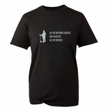 STEWART LEE - ALL THE CHEESES SHIRT (Black / Silver)
