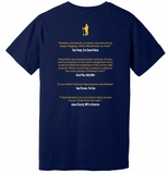 STEWART LEE - ALL THE CHEESES SHIRT (Navy / Mustard)