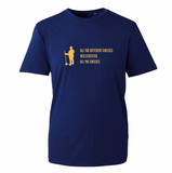 STEWART LEE - ALL THE CHEESES SHIRT (Navy / Mustard)