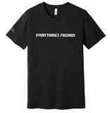 WARREN ELLIS EVERYTHING'S FUCKED NEW BLACK / SILVER TEE