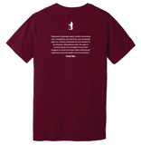 STEWART LEE - WOKE COMEDIAN SHIRT (Burgundy / White)